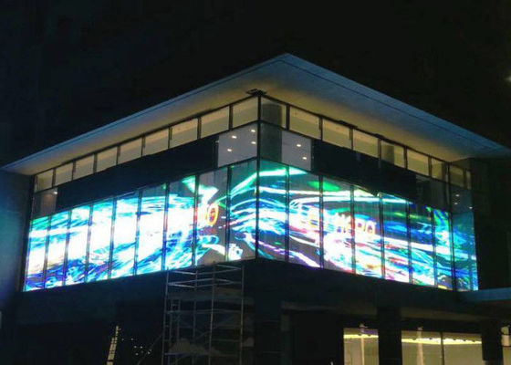 High Resolution SMD2525 P10.4 Transparent LED Display 1000x500mm Cabinet