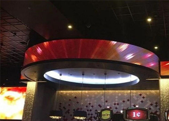 128×128mm P4 Indoor Led Display , 1000HZ Curved Led Screen Wide View Angle