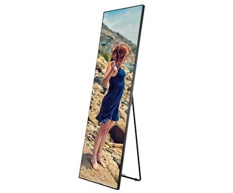 Indoor Advertising 3mm RGB  Led Poster Panel  , Electronic Poster Display 576*1920mm