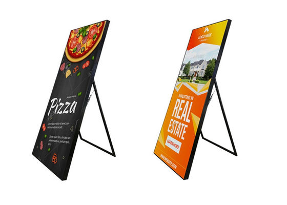 Portable 1R1G1B Digital Poster Display , SMD2121 3mm Led Poster Board