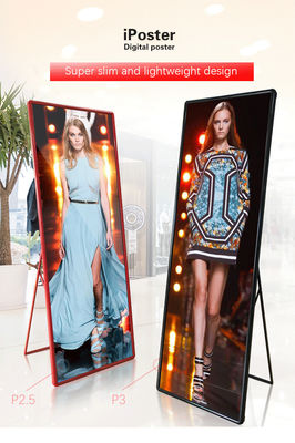 Full Color 640*1920mm 3840HZ LED Poster Display For Hotel Restaurant