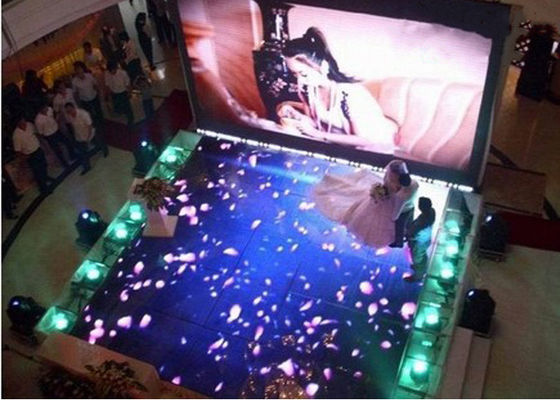 Interactive SMD2727 6.25mm Portable Disco Dance Floor Energy Saving